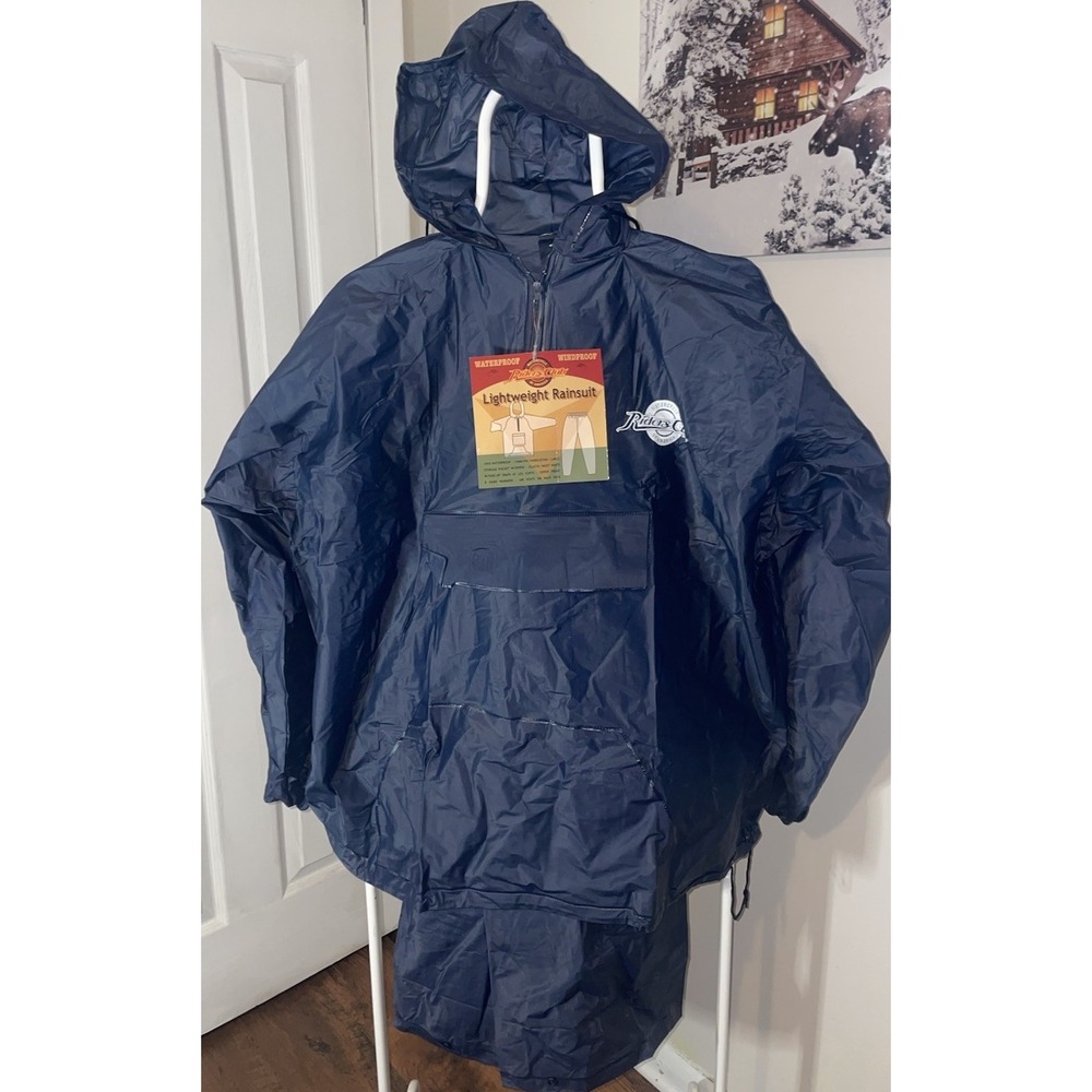Motorcycle Riders Club America Lightweight Rain Suit Adult XL NWT Vintage MRCA